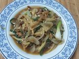 ผัดดอกไม้จีนซอสเห็ดหอม