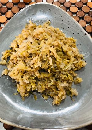 Una foto de Repollo guisado a la cerveza