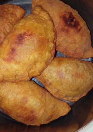 Soyayyen Meat pie ainihin hoton girkin