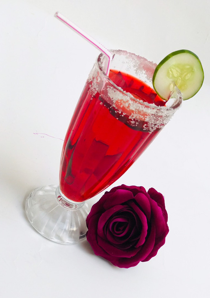A picture of Signature mocktail.