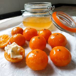 Mini mandarinas enteras confitadas