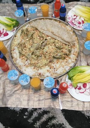 صورة لوصفة منسف باللحم البلدي عزومتي اليوم