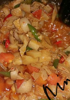 Foto resep Sambal goreng kikil