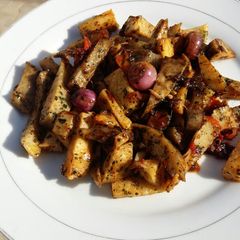 Stir fried yam fingers #kanostate A picture of Stir fried yam fingers #kanostate.