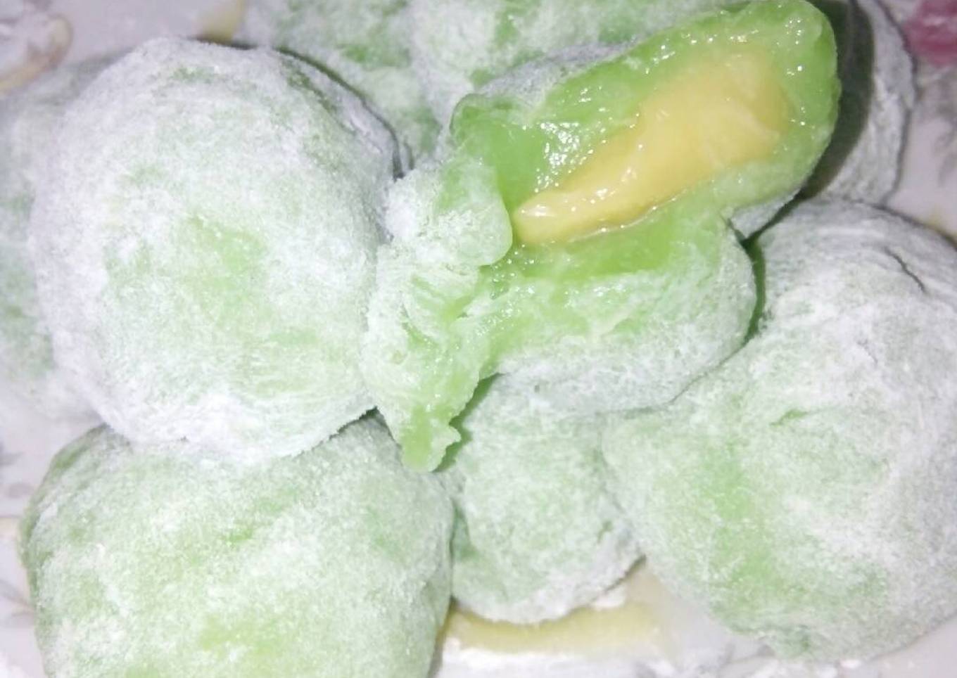 Resep Mochi isi caramel susu