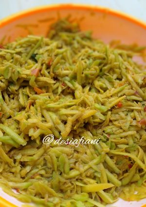 Foto resep Rujak serut mangga muda