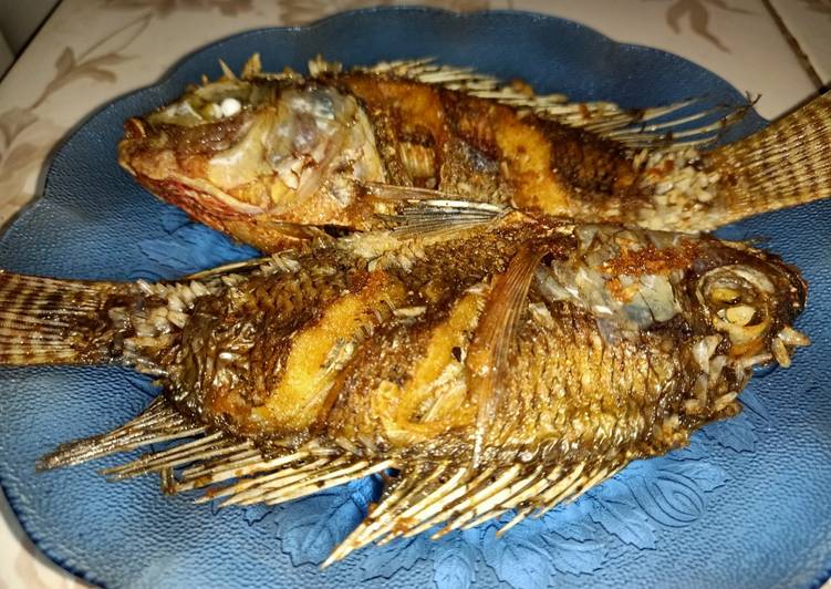Resep Ikan Goreng Mujaer | Cara Buat Ikan Goreng Mujaer Yang Sedap