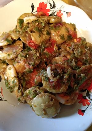 Foto resep Sambal telur dan jengkol cabe ijo