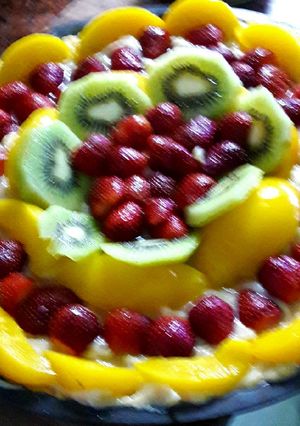 Una foto de Tarta de frutas