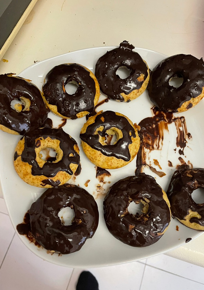 Una foto de Donuts snickers saludables