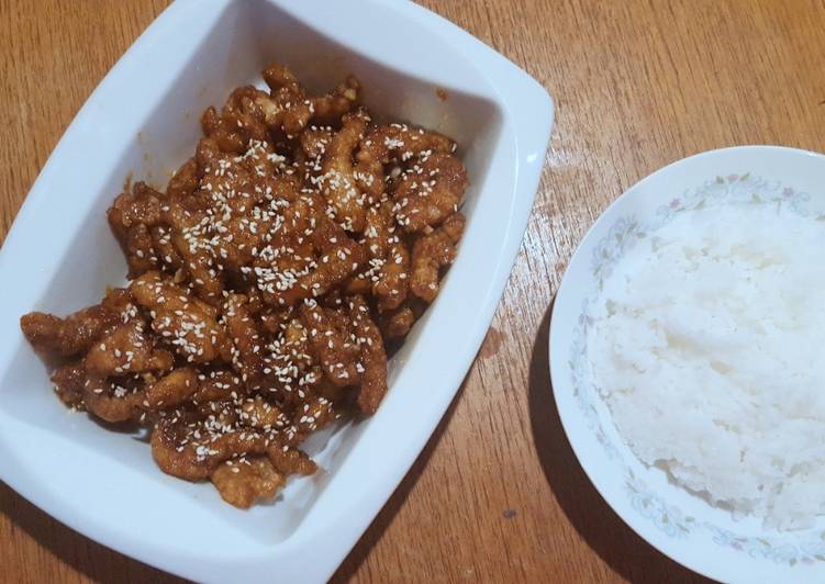 How to Make Quick Tang Culi Ji (Chinnese Sweet Sour Pork)
