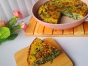 Gambar chicken spinach frittata