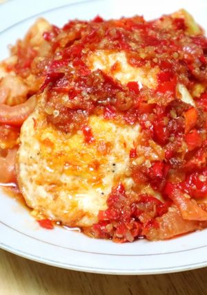 Foto resep Telur Ceplok Sambal Pedas Mantap!