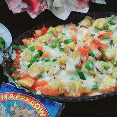 A picture of Pizza fries.
