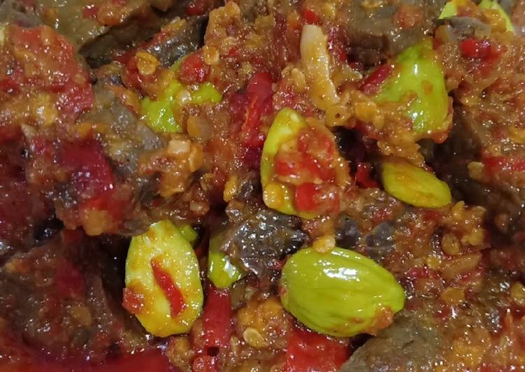 Paru balado petai