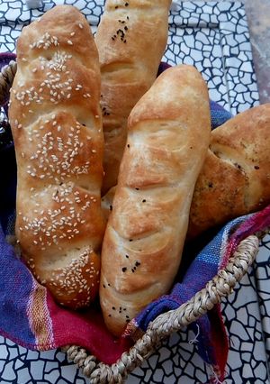 صورة لوصفة خبز بيتي