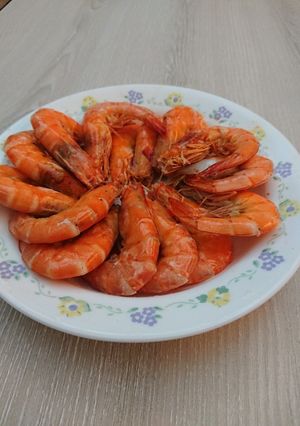 鹽烤白蝦 的食譜成品照片