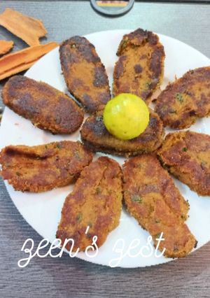 A picture of Hyderabadi Beef Shami Kababs.