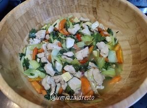 Foto resep Tumis Caisim Ayam & Tahu
