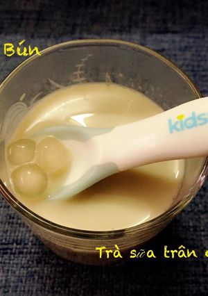 Hình của món Trà sữa trân châu cho bé.
