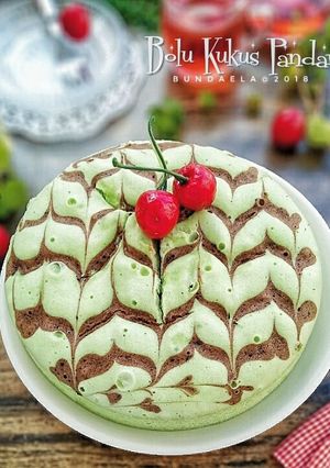 Foto resep Bolu Kukus Pandan Coklat