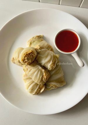 Foto resep Tahu Sawi Gulung