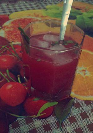 A picture of Watermelon mint healthy drink.
