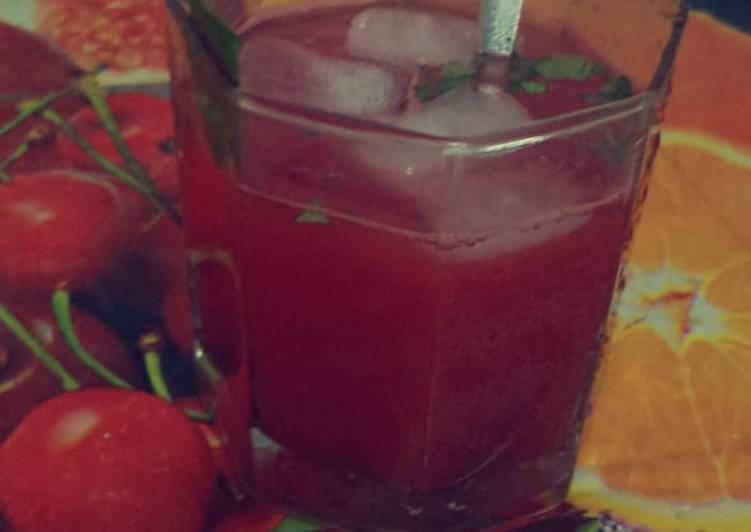 Watermelon mint healthy drink