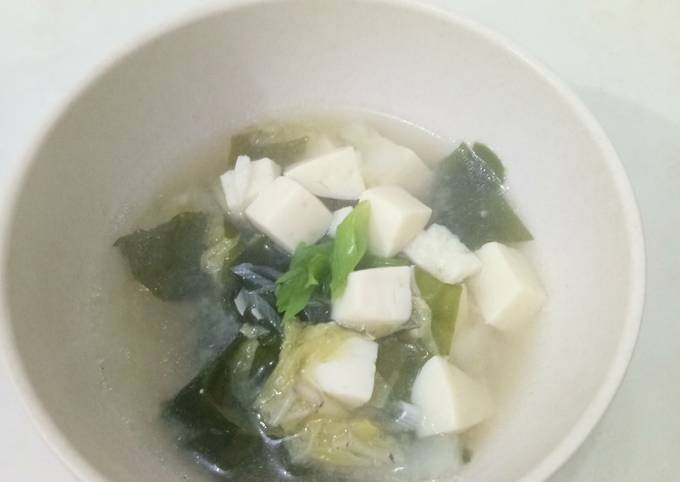 Miso sup sawi putih