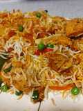 Chicken and vegetable biryani