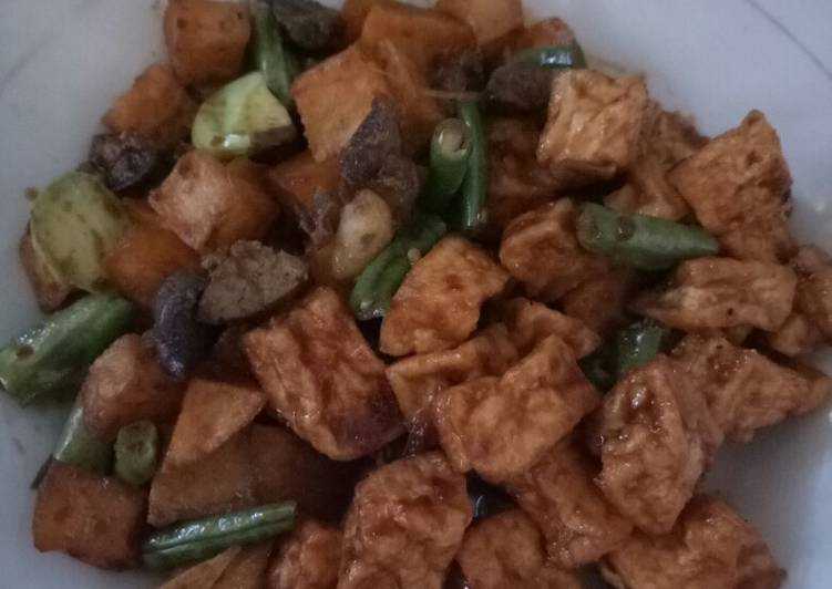 Resep Tahu pete asam manis pedes Anti Gagal