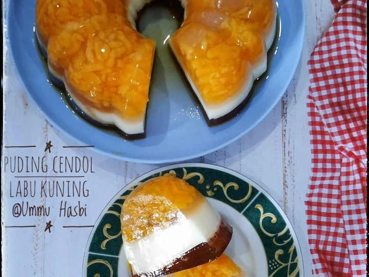 Langkah Gampang Membuat Resep Puding Cendol Labu Kuning yang Bikin Ngiler Anti Ribet, Bikin Ngiler