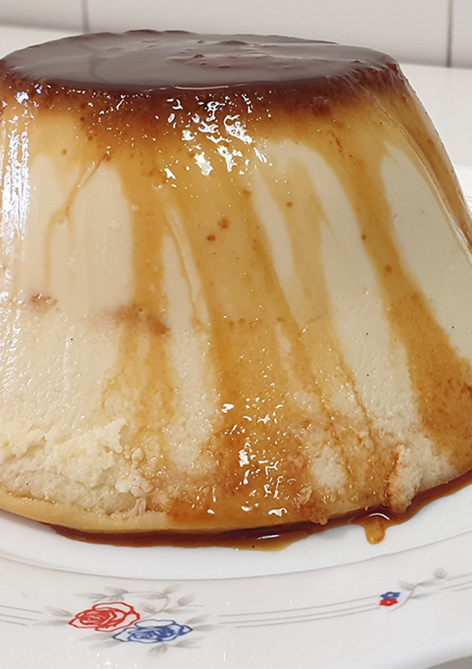 Una foto de Flan Napolitano