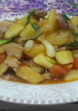รูปของ ผัดเปรี้ยวหวานหมูสามชั้น#ทำขายรวย