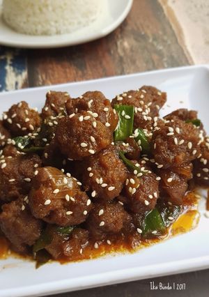 Foto resep Bola Daging Saus Teriyaki
