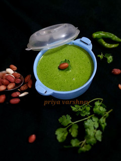फलाहारी धनिया मूंगफली चटनी (falahari dhaniya moongfali chutney recipe in Hindi) रेसिपी मुख्य फोटो