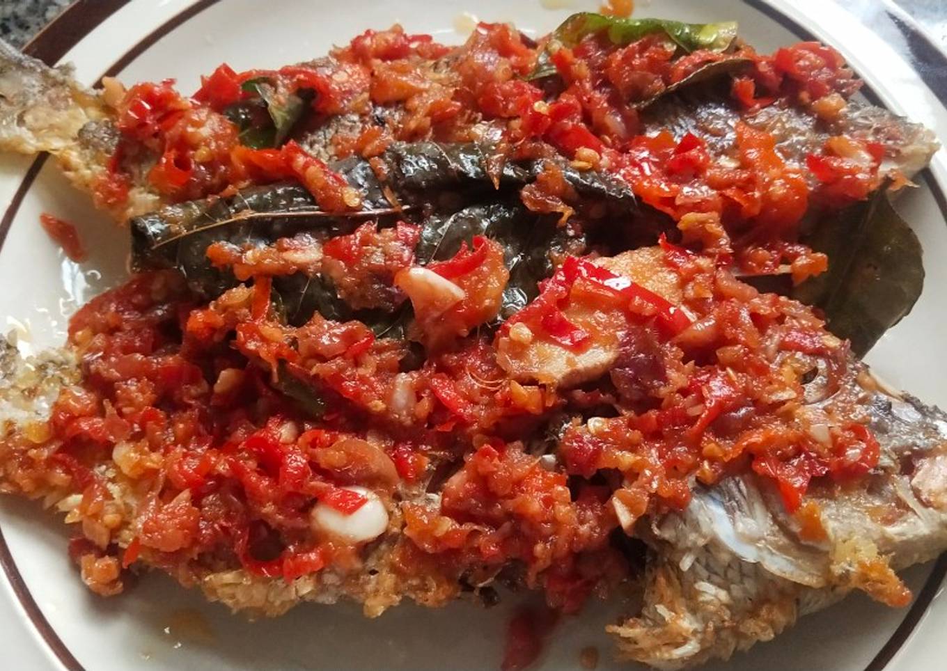 Mujair Goreng Bumbu Bali