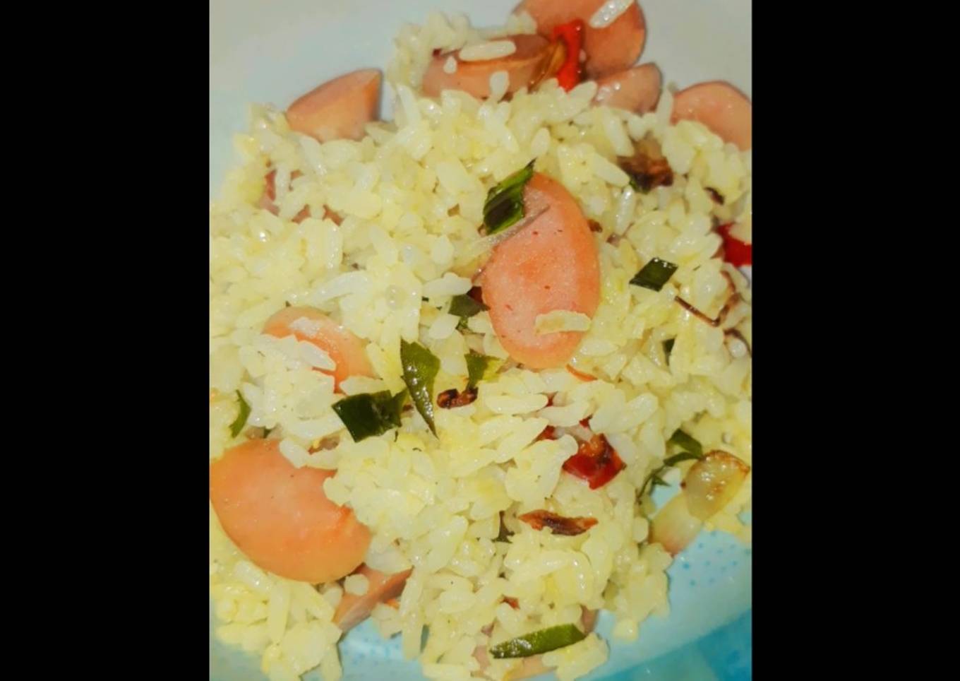 Nasi goreng blueband sosis