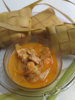 Foto resep Ketupat sayur