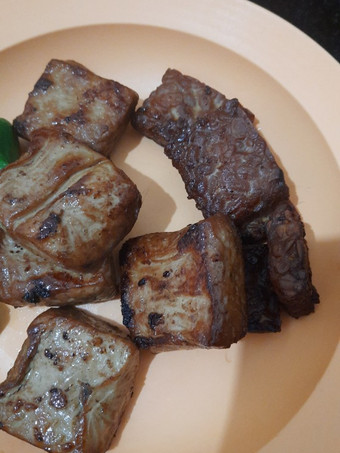 Bagaimana Membuat Bacem tahu dan tempe legit, Lezat Sekali