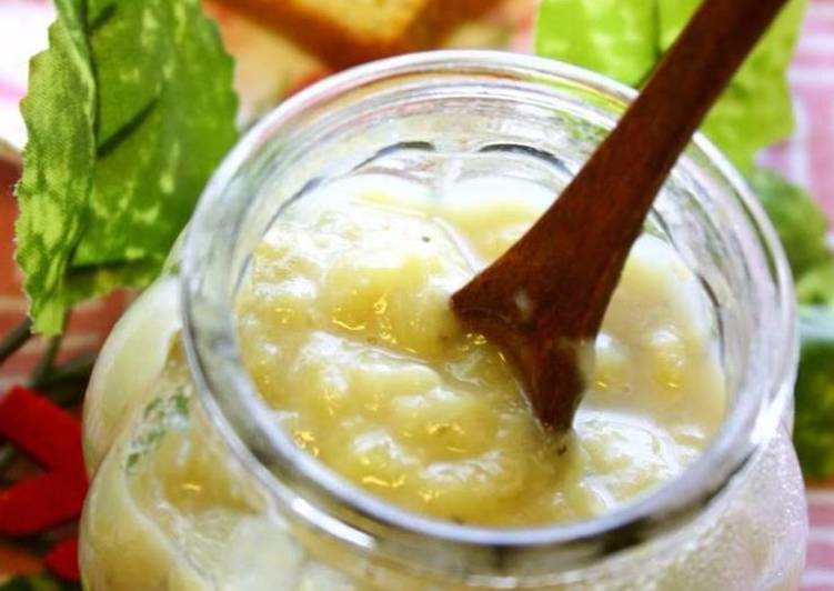 6 Minute Sugar-free Salted Banana Jam in the Microwave