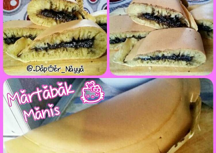 Martabak manis isi coklat (teflon)