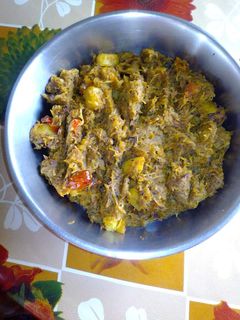 কাঁচা পেঁপের ঘন্ট (kaacha peper ghanto recipe in Bengali) রেসিপির প্রধান ছবি