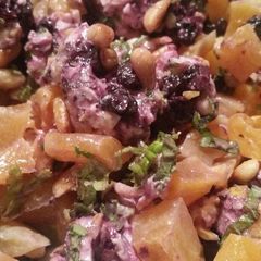 A picture of Apricot & Goat Cheese Salad.