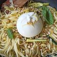 Linguine with Lemon, Zucchini, and Burrata