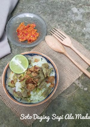Foto resep Soto Daging Sapi Ala Madura