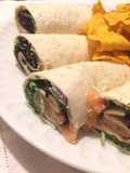 Wraps de Salmão Fumado