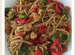 Foto resep Shrimp Fajita linguine