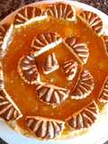 Tarta de batata decorada