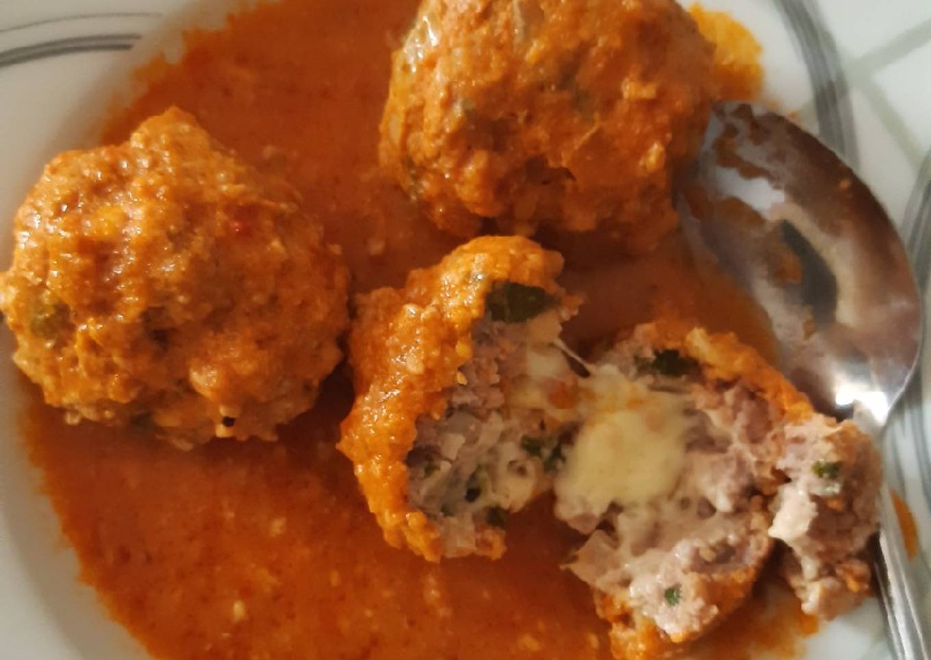 Albóndigas con queso
